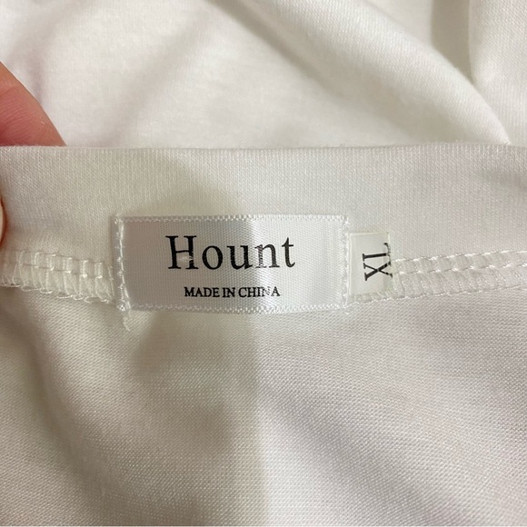 Hount Women’s White Pocket Tunic Tank - Picture 4 of 6